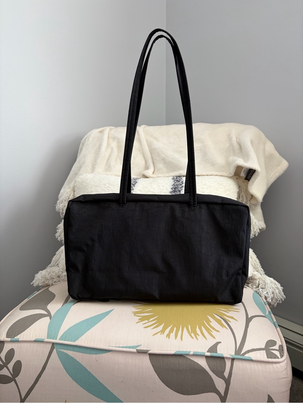 BAGGU Medium Nylon Bowler Bag - Picture 2 of 12